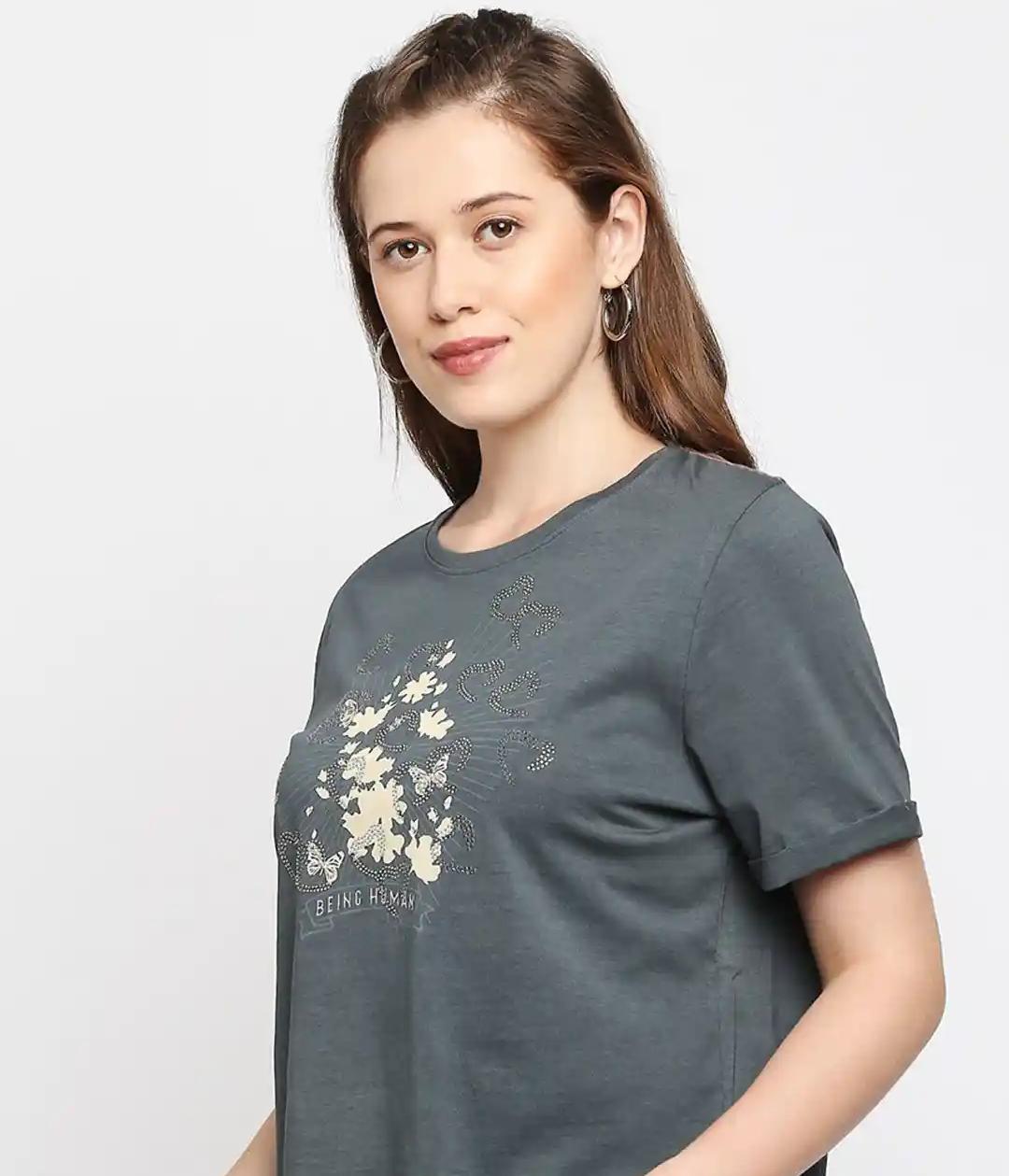 Charcoal Grey Vintage Graphic Tee